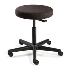 Bevco - Swivel & Adjustable Stools Type: Adjustable Backless Stool Base Type: Nylon - Exact Industrial Supply