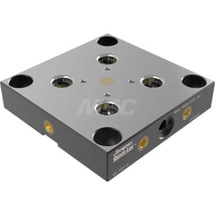 Fixture Plates; Overall Width (mm): 125; Overall Height: 27 mm; Overall Length (mm): 125.00; Plate Thickness (Decimal Inch): 27.0000; Material: Alloy Steel; Number Of T-slots: 0; Centerpoint To End: 62.50; Parallel Tolerance: 0.0005 in; Overall Height (De