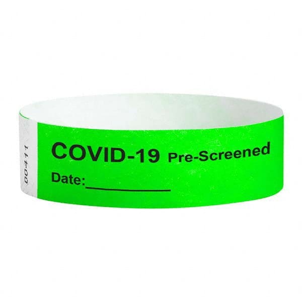 NMC - COVID-19 Pre-Screened Date Wristband - Exact Industrial Supply