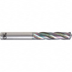 Screw Machine Length Drill Bit: 0.4063″ Dia, 140 °, Solid Carbide Coated, Right Hand Cut, Spiral Flute, Straight-Cylindrical Shank, Series 6600
