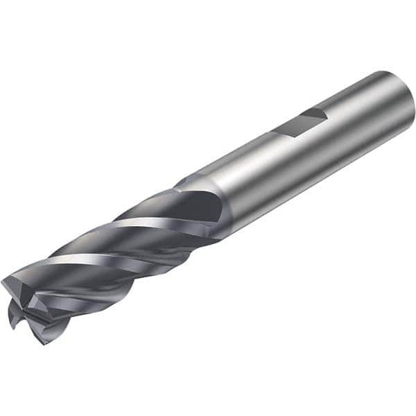 Sandvik Coromant - 20mm Diam 4 Flute Solid Carbide 2mm Corner Radius End Mill - Exact Industrial Supply