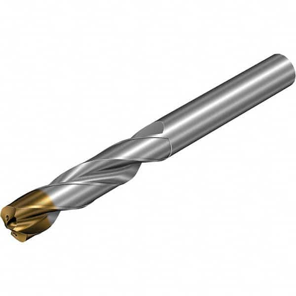 Sandvik Coromant - 8mm 140° Solid Carbide Screw Machine Drill Bit - Exact Industrial Supply