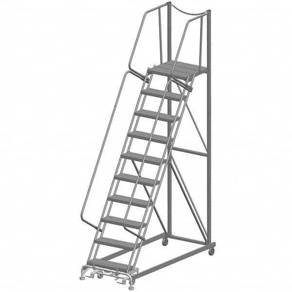 Ballymore - Rolling & Wall Mounted Ladders & Platforms Type: Rolling Warehouse Ladder Style: Rolling Safety Ladder - Exact Industrial Supply