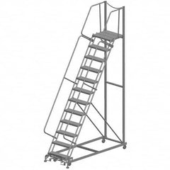 Ballymore - Rolling & Wall Mounted Ladders & Platforms Type: Rolling Warehouse Ladder Style: Rolling Safety Ladder - Exact Industrial Supply