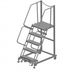 Ballymore - Rolling & Wall Mounted Ladders & Platforms Type: Rolling Warehouse Ladder Style: Rolling Safety Ladder - Exact Industrial Supply