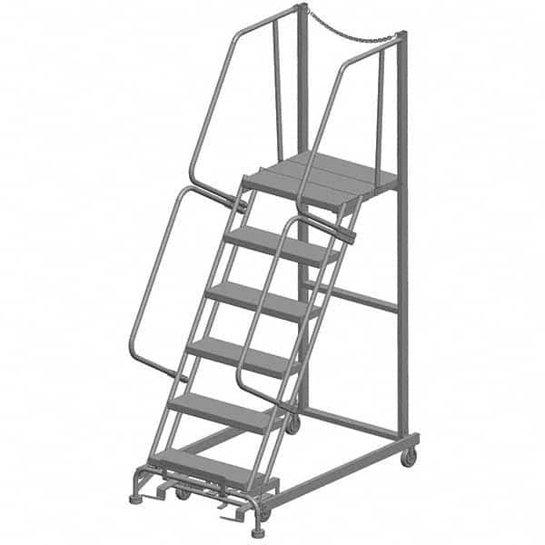 Ballymore - Rolling & Wall Mounted Ladders & Platforms Type: Rolling Warehouse Ladder Style: Rolling Safety Ladder - Exact Industrial Supply