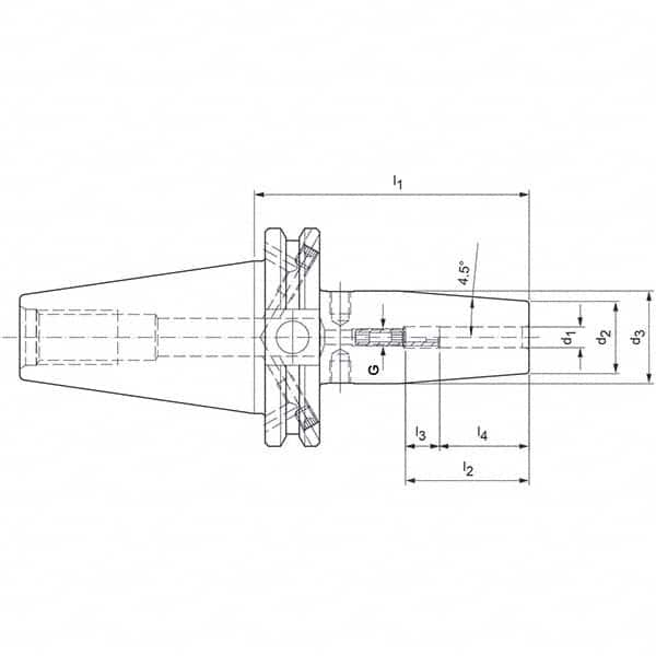 Mapal - Shrink-Fit Tool Holders & Adapters Shank Type: Taper Shank Taper Size: CAT40 - Exact Industrial Supply