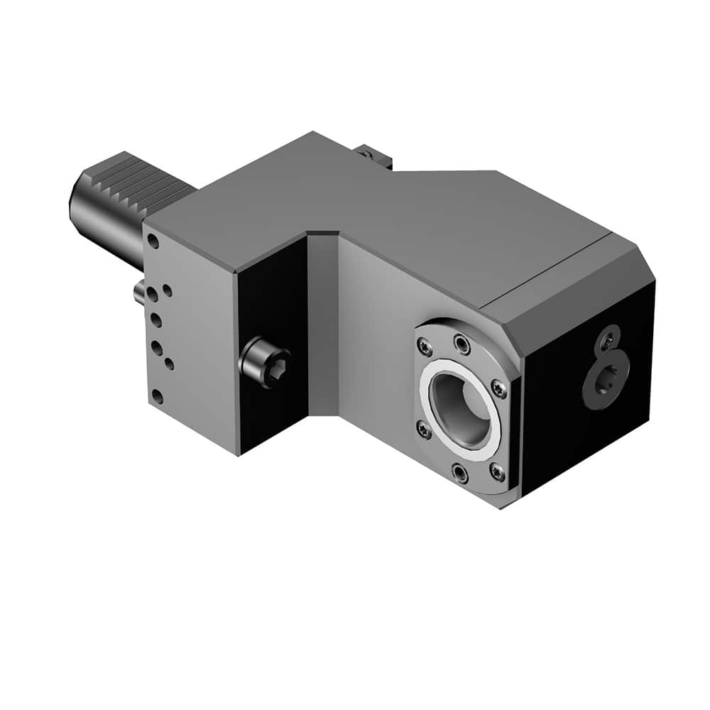 Modular Lathe Adapter/Mount: Left Hand Cut, C4 Modular Connection Through Coolant, Series Coromant Capto