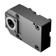 Modular Lathe Adapter/Mount: Right Hand Cut, C4 Modular Connection Through Coolant, Series Cx-TR/LE-MS-SP