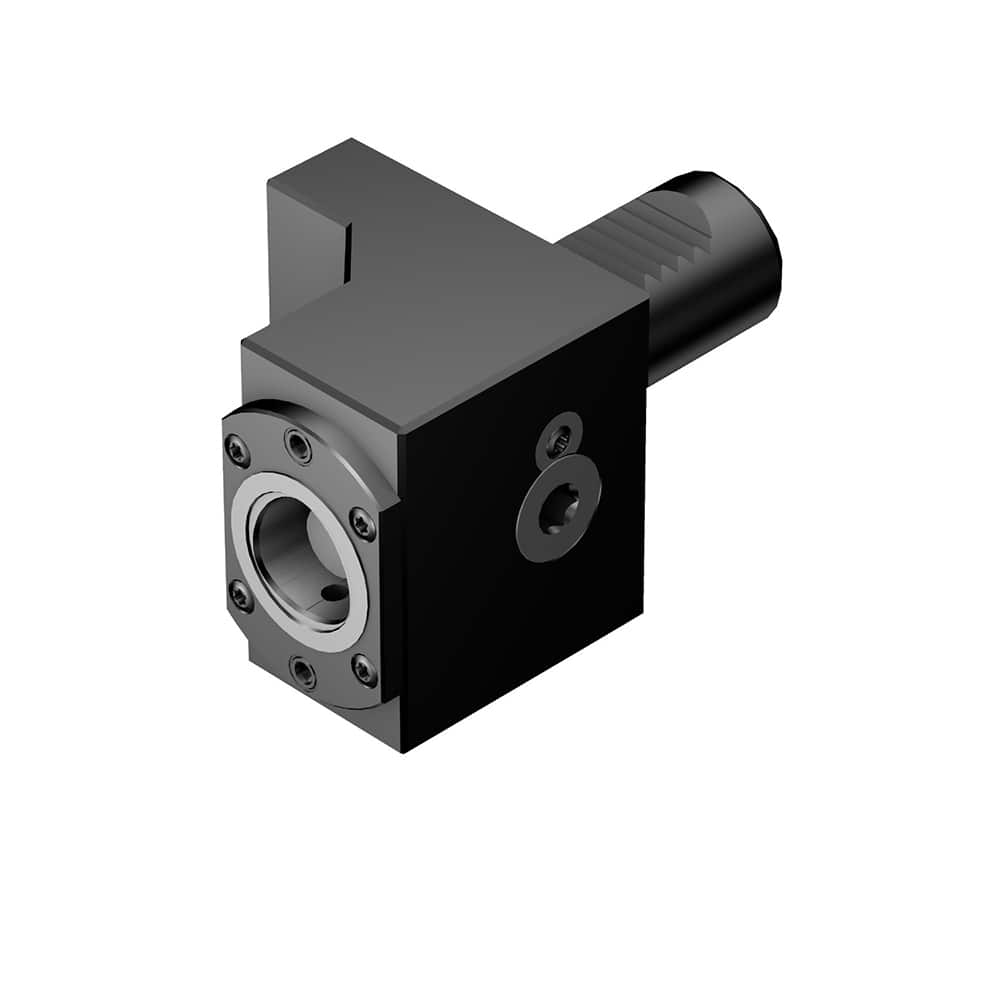 Modular Lathe Adapter/Mount: Right Hand Cut, C4 Modular Connection Through Coolant, Series Cx-TR/LE-IX