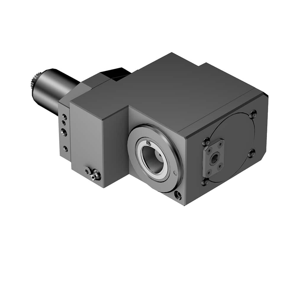 Modular Lathe Adapter/Mount: Neutral Cut, C4 Modular Connection Through Coolant, Series Cx-DNI-VDxxA