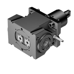 Modular Lathe Adapter/Mount: Neutral Cut, C4 Modular Connection Through Coolant, Series Cx-DNI-OK-DTE