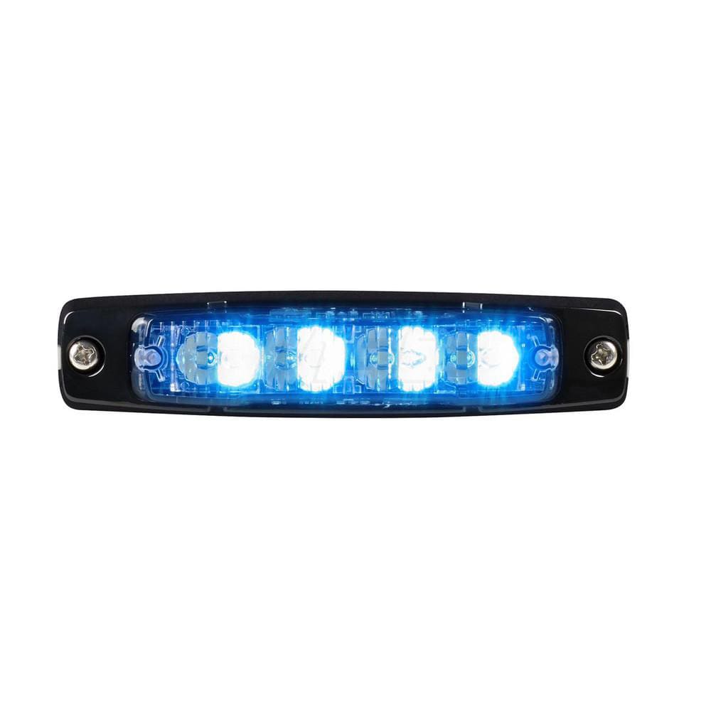 Emergency Light Assemblies; Type: Led Warning Light; Flash Rate: Variable; Flash Rate (FPM): 27; Mount: Surface; Color: Blue; Power Source: 12 Volt DC