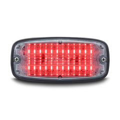 Emergency Light Assemblies; Type: Flashing Led Warning; Flash Rate: Variable; Flash Rate (FPM): 13; Mount: Surface; Color: Red; Power Source: 12 Volt DC