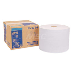 Paper Towels: Hard Roll, Roll, 1 Ply, Blue 800' Roll Length, 800 Sheets