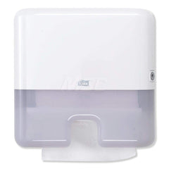 Paper Towel Dispensers; Type: Towel; Towel Compatibility: Multifold; Activation Method: Manual; Material: Plastic; Mount Type: Wall; Color: White; Height (Inch): 11.6 in