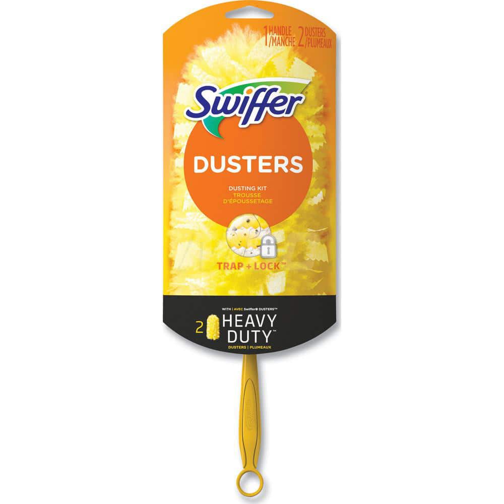 Dust Mop Heads & Pads; Type: Duster Kit; Mop Head Material: Dust Lock ™ Fiber; Length (Inch): 6.00; Color: Yellow; Launderable: No; Antimicrobial: No; Disposable: Yes; Connection Type: Quick Connect; Head Style: Fringed; Color: Yellow; Color: Yellow; Over