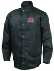 Medium - Pro Series 9oz Flame Retardant Jackets -- Jackets are 30" long - Exact Industrial Supply