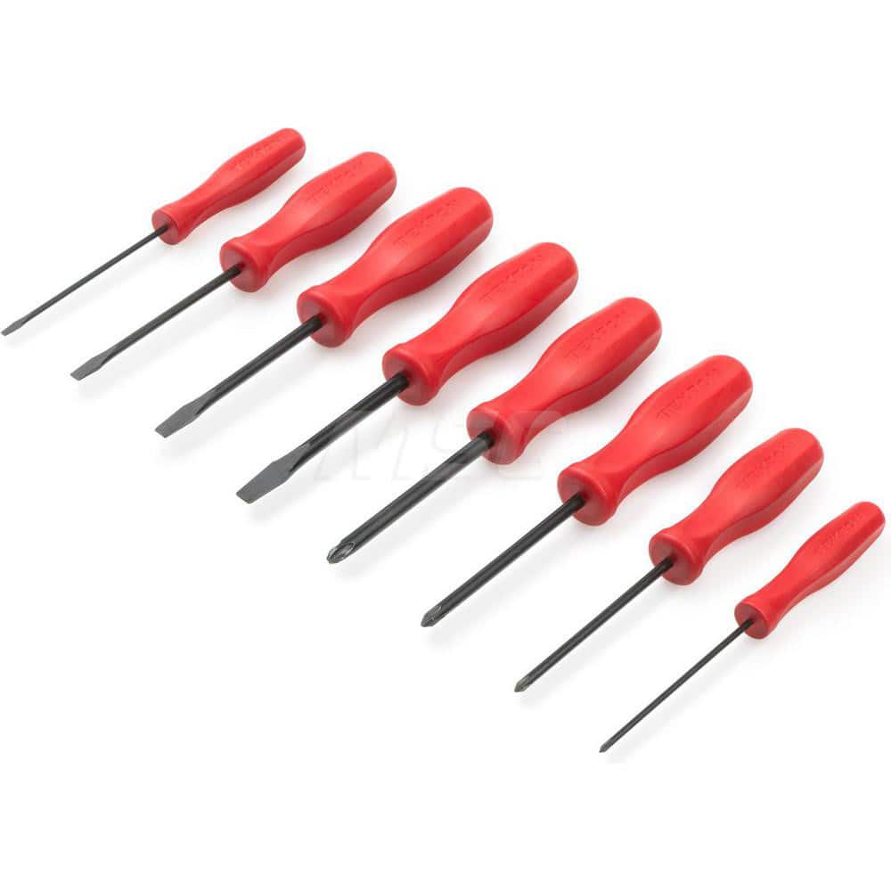 Screwdriver Set: 8 Pc, Phillips & Slotted