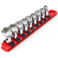 Socket Set: 1/4″ Drive 6 to 14 mm Socket, 6 Point