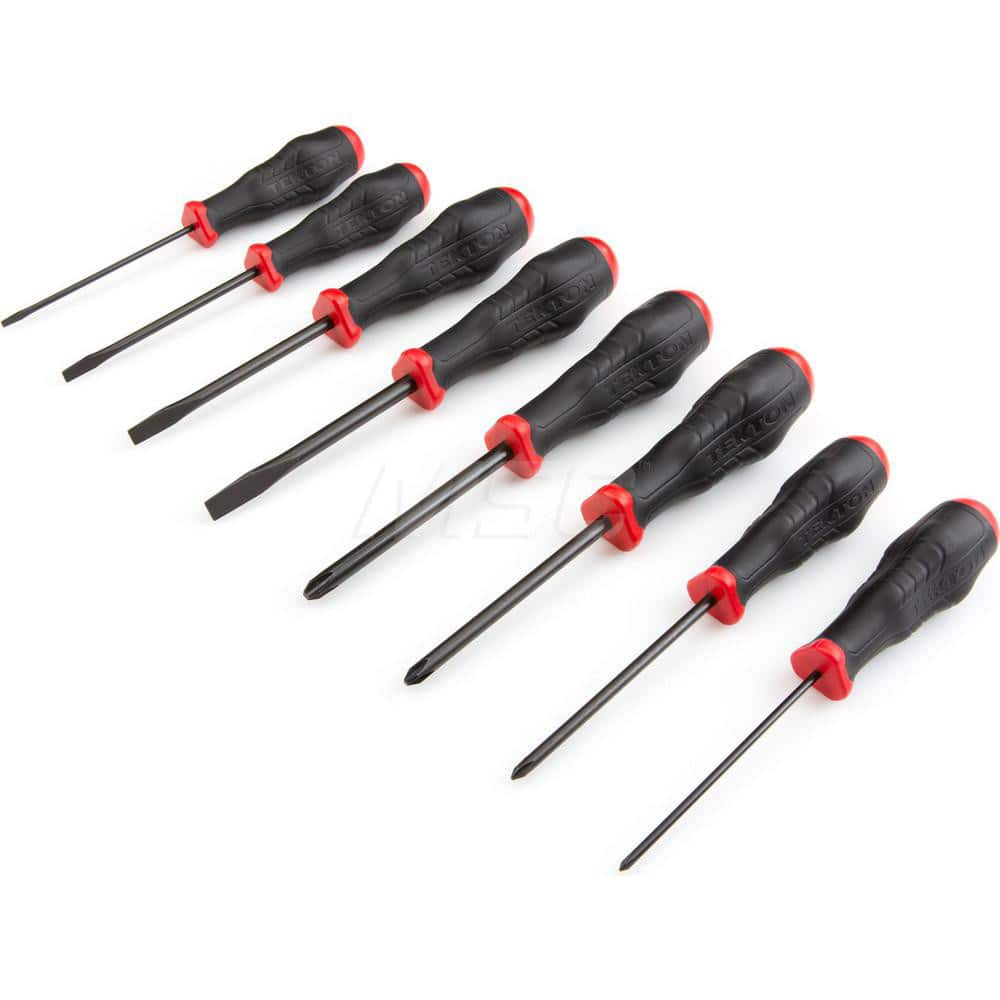 Screwdriver Set: 8 Pc, Phillips & Slotted