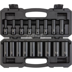 Socket Set: 1/2″ Drive 5/16 to 1-1/4″ Socket, 6 Point