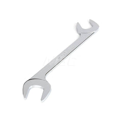 Open End Wrench: Angled & Open End Head, 50 mm Chrome Moly Finish