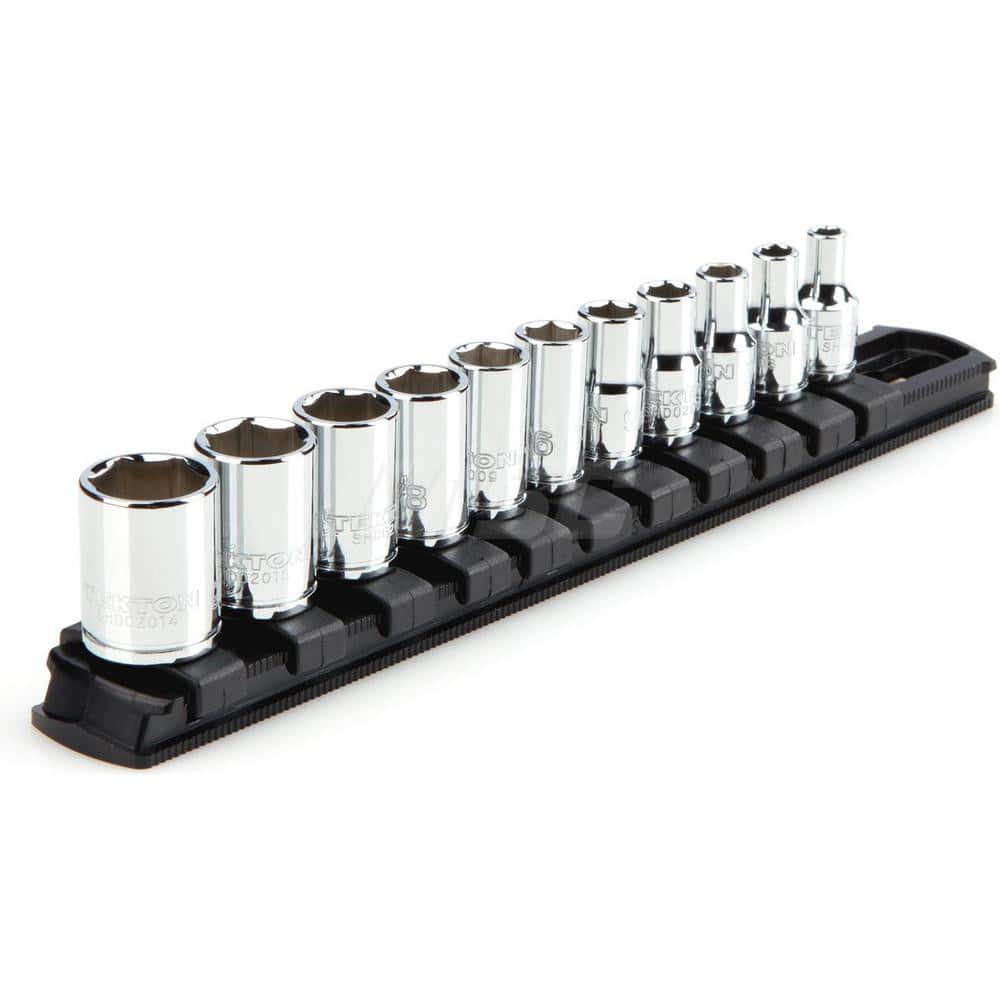 Socket Set: 1/4″ Drive 5/32 to 9/16″ Socket, 6 Point