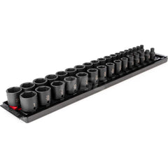 Socket Set: 3/8″ Drive 6 to 24 mm Socket, 6 Point