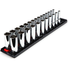 Socket Set: 1/2″ Drive 10 to 24 mm Socket, 12 Point