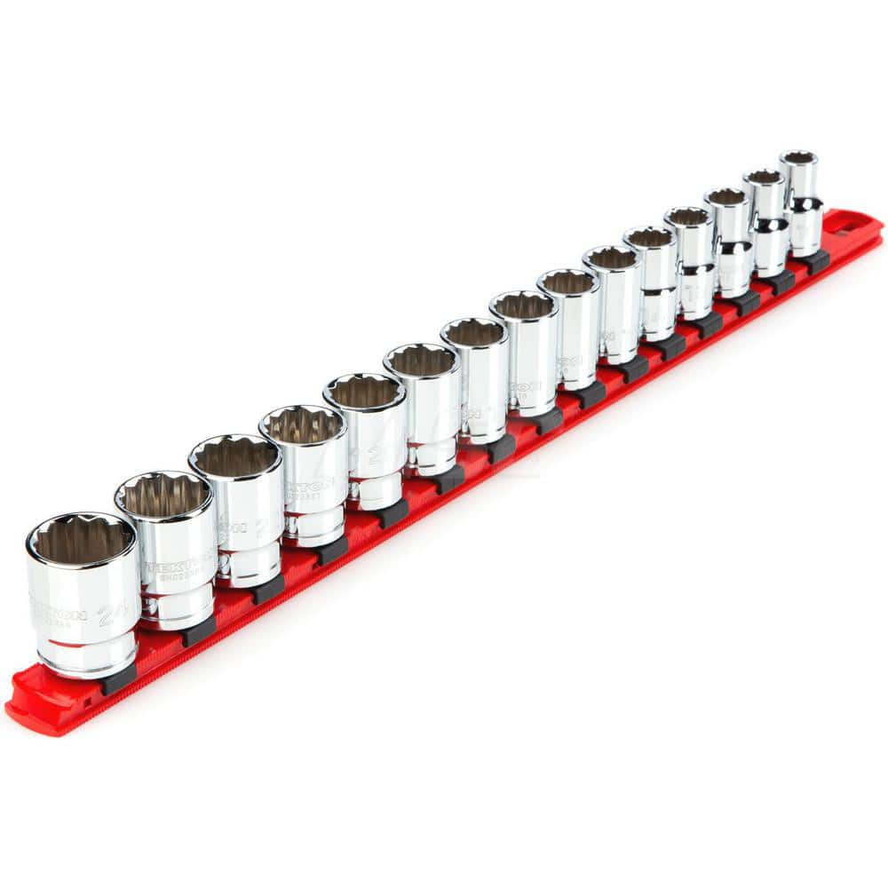 Socket Set: 1/2″ Drive 10 to 24 mm Socket, 12 Point