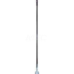 Mop Handles; For Use With: Dust Mops; Connection Type: Clip-On; Handle Type: Clip-On; Handle Length (Inch): 60; Handle Material: Fiberglass; Handle Style: No; Color: Black; Connector Material: Steel; Handle Length: 60; Telescoping: No