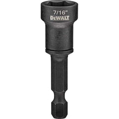 DeWALT - Power & Impact Screwdriver Bits & Holders Bit Type: Magnetic Nut Driver Hex Size (Inch): 7/16 - Exact Industrial Supply