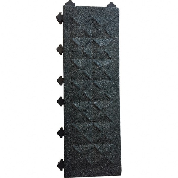 Ergo Advantage - 6" Long x 18" Wide x 1" Thick, Anti-Fatigue Modular Matting Anti-Fatigue Flooring - Exact Industrial Supply