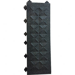 Ergo Advantage - 6" Long x 18" Wide x 1" Thick, Anti-Fatigue Modular Matting Anti-Fatigue Flooring - Exact Industrial Supply