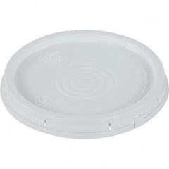 Vestil - Tote & Storage Container Lids For Use With: 3-1/2, 5 & 6 Gallon Pails Width (Decimal Inch): 12.500 - Exact Industrial Supply