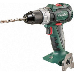 Metabo - 18 Volt 1/2" Chuck Pistol Grip Handle Cordless Drill - 600/2100 RPM, Keyless Chuck, Reversible, Lithium-Ion Batteries Not Included - Exact Industrial Supply