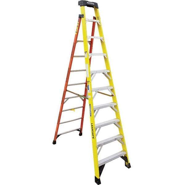 Werner - Step Ladders Type: Step Ladder Height (Feet): 10 - Exact Industrial Supply