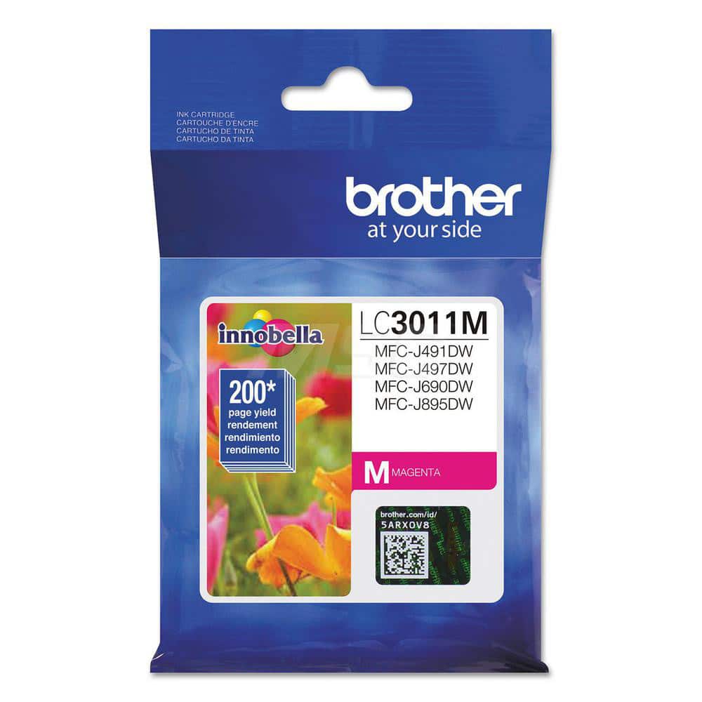Brother - Office Machine Supplies & Accessories; Office Machine/Equipment Accessory Type: Ink Cartridge ; For Use With: MFC-J491DW; MFC-J497DW; MFC-J690DW; MFC-J895DW ; Color: Magenta - Exact Industrial Supply