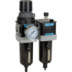 Wilkerson - Filter, Regulator & Lubricator (FRL) Units Configuration: 2 Pc. Filter/Regulator-Lubricator Body Type: Standard - Exact Industrial Supply