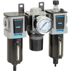 Wilkerson - Filter, Regulator & Lubricator (FRL) Units Configuration: 3 Pc. Filter-Regulator-Lubricator Body Type: Compact - Exact Industrial Supply