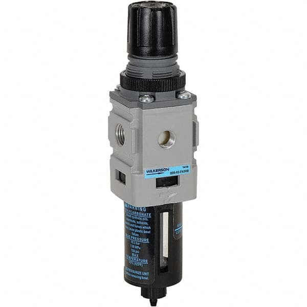 Wilkerson - Filter, Regulator & Lubricator (FRL) Units Configuration: 1 Pc. Filter/Regulator Body Type: Miniature - Exact Industrial Supply