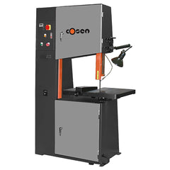 Cosen - Vertical Bandsaws; Drive Type: Variable Frequency ; Throat Capacity (Decimal Inch): 23.5000 ; Height Capacity (Inch): 12 ; Phase: 3 ; Blade Width (Inch): 1/8 to 1 ; Blade Speeds (SFPM): 97 - Exact Industrial Supply