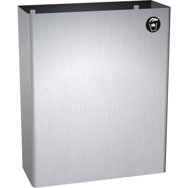 ASI-American Specialties, Inc. - Feminine Hygiene Product Receptacles Material: Stainless Steel Color: Silver - Exact Industrial Supply