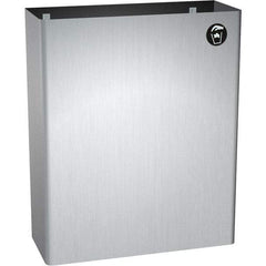 ASI-American Specialties, Inc. - Feminine Hygiene Product Receptacles Material: Stainless Steel Color: Silver - Exact Industrial Supply