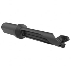 Allied Machine and Engineering - 0.5906" to 0.6298" Diam 7xD 4-27/64" Max Depth Straight Flute Spade Drill - Exact Industrial Supply