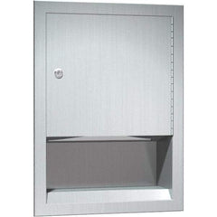 ASI-American Specialties, Inc. - Manual, Stainless Steel Paper Towel Dispenser - 350 C-Fold or 475 Multi-Fold, Silver - Exact Industrial Supply