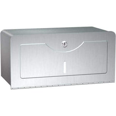 ASI-American Specialties, Inc. - Manual, Stainless Steel Paper Towel Dispenser - 400 Single-Fold, Silver - Exact Industrial Supply