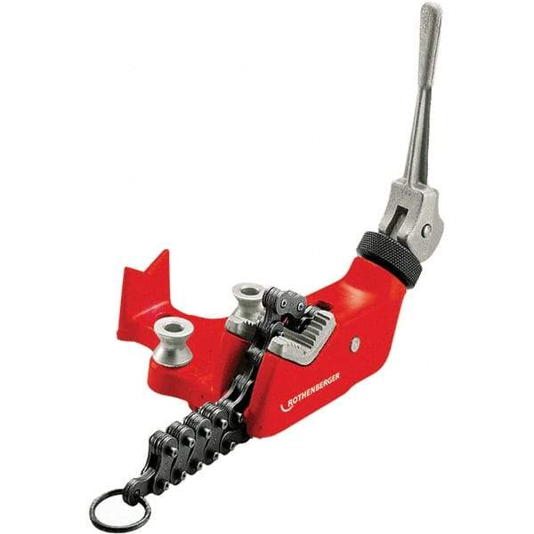 Rothenberger - 1/8" to 6" Pipe Capacity, Chain Pipe Vise - Exact Industrial Supply