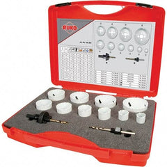 Rothenberger - Hole Saw Kits Minimum Saw Diameter (Inch): 7/8 Maximum Saw Diameter (Inch): 2-1/2 - Exact Industrial Supply